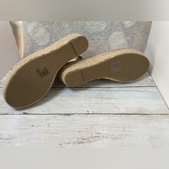 CLOUDAIR Selina Women's Espadrille Wedge Sandals - Sz 9 - Picture 3 of 4